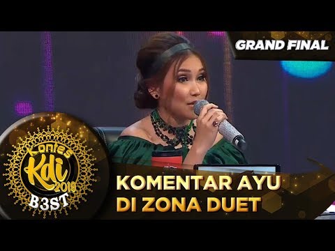 Komen Ayu Ting Ting Buat Peserta Di Zona Duet - Grand Final KDI 2019 (18/10)