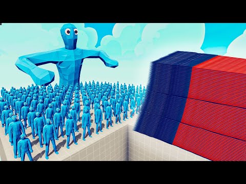 200x ICE ZOMBIES + 1x GIANT vs EVERY GOD - Totally Accurate Battle Simulator TABS