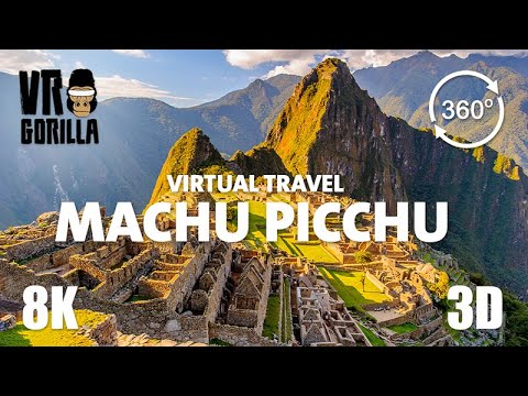 360 VR Tour of Machu Picchu (short) in Peru 'Wonder of the World' - Virtual Travel - 8K 360 3D