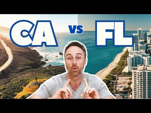 Living in California vs Living in Florida | CA versus FL | Which is Better?