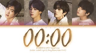 BTS (방탄소년단) - 00:00 (Zero O&#39;Clock) (Color Coded Lyrics Eng/Rom/Han/가사)