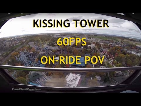 Hersheypark Kissing Tower 60 FRAMES PER SECOND! POV HD On-Ride Autumn 2015 Halloween GoPro Video