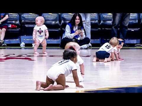 Babies Compete at 2024 Baby Crawl Race ????????️