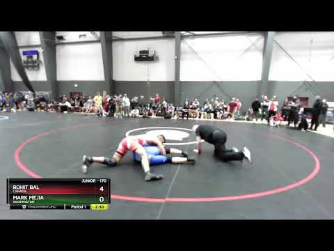 170 Lbs Cons. Round 1 - Rohit Bal, Canada Vs Mark Mejia, Washington 831c
