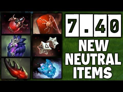 New Neutral Items 7.40 🔥🔥🔥 Tier 5 is OP | Dota 2 Gameplay