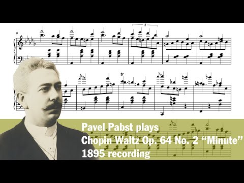Chopin/Pabst - Waltz Op. 64 No. 1 "Minute" (Pabst, 1895)