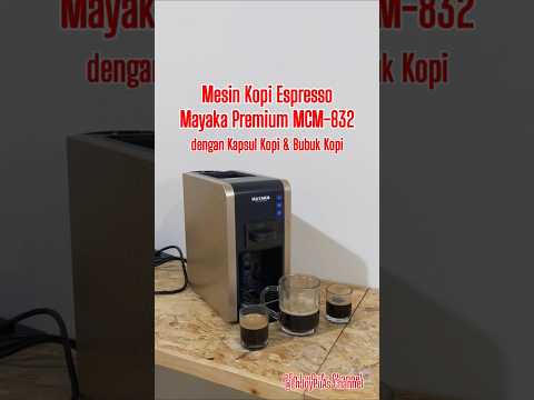 (SHORT) Mesin Kopi Espresso Mayaka Premium MCM-832 #espresso #mayaka #kopihitam