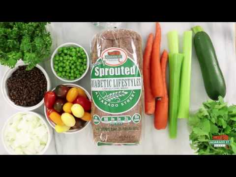 Easy Vegetable Soup & Sprouted Wheat Toast - Diabetic...