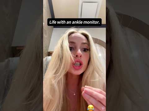 Life with an ankle monitor.#AnkleMonitor#HouseArrest#Funny#Shorts#USA