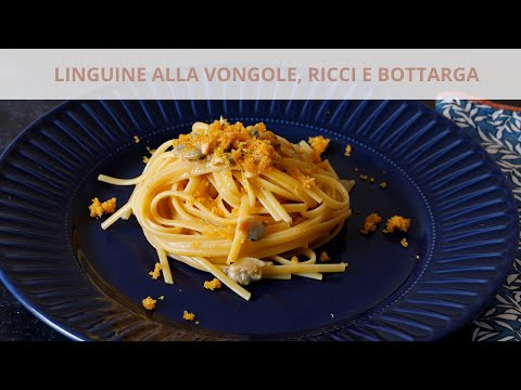 Linguine alle vongole, ricci e bottarga I ChefDeg I Saporie