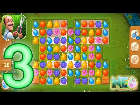 Gardenscapes: Gameplay Walkthrough Part 3 - Level 9 - 13 Completed (iOS, Android)