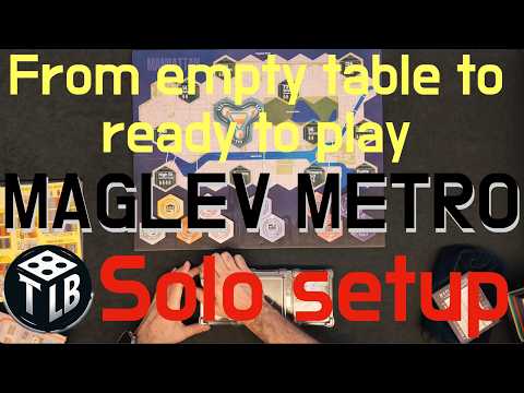 From Empty Table to Subway Empire: Maglev Metro Solo Setup (Manhattan Map)