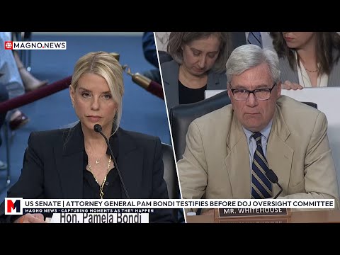 🇺🇸 Pam Bondi Rips Sen. Whitehouse: "You Took Money from Epstein’s Closest Confidant Reid Hoffman"