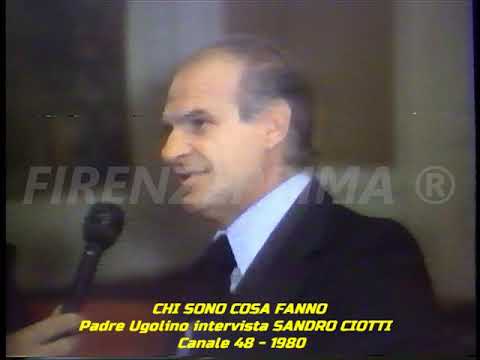 Chi sono cosa fanno,  Padre Ugolino intervista Sandro Ciotti - Canale 48 - 1980