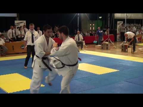 British Karate Kyokushinkai 8th Cup of Europe Blake Collins v Eldar Ismailzade