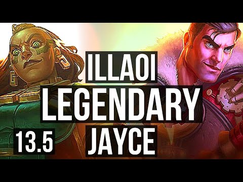 ILLAOI vs JAYCE (TOP) | 10 solo kills, 2.9M mastery, 1200+ games, Legendary | KR Master | 13.5