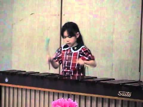 A 7 years old Plays Mozart's Rondo alla Turca on a Marimba