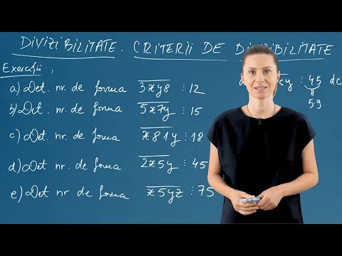 Exerciții criterii de divizibilitate - Matematica - Clasa a V-a