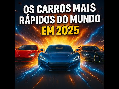 Os 10 Carros Mais Rápidos do Mundo em 2025: Velocidade Insana