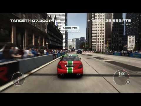 GRID 2 - T2 Chicago The Loop Overtake 107,900pts - Mercedes-Benz C63 AMG