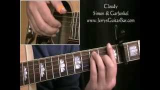 How To Play Simon &amp; Garfunkel Cloudy (full lesson)