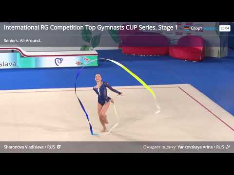 🥈Vladislava Sharonova ribbon International RG Competition Top Gymnasts Cup Series Stage1 2025 27.65