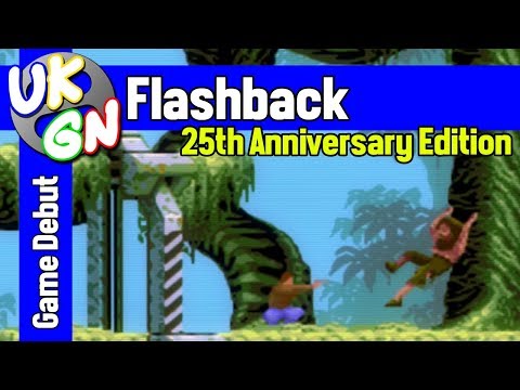 Flashback: 25th Anniversary Edition [Switch] Opening level gameplay