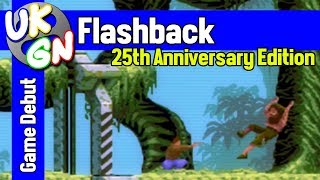 Flashback: 25th Anniversary Edition [Switch] Opening level gameplay
