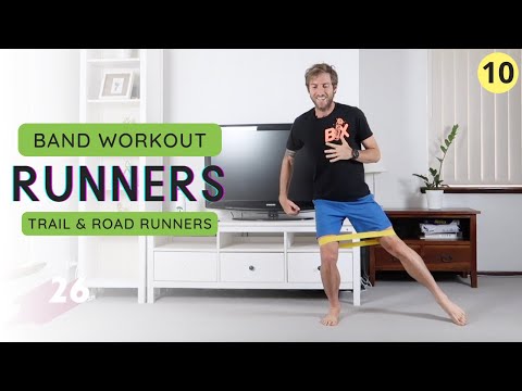 Glute Workout For Runners - Resistance Band - 5min Home Workout
