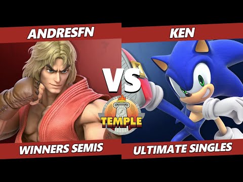 Temple: Hermès Edition Winners Semis - AndresFn (Ken, Ryu) Vs. Ken (Sonic) SSBU Ultimate Tournament