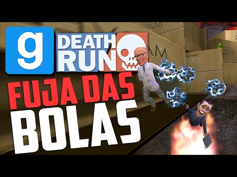 FUJA das Bolas de CHOQUE Gmod DeathRun Momentos Engraçados