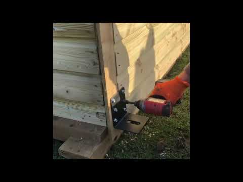 YouTube video about: How to anchor a horse shelter?