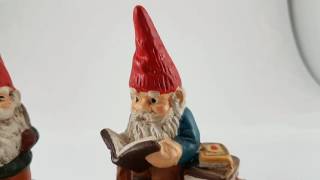 Ceramic elf gnomes