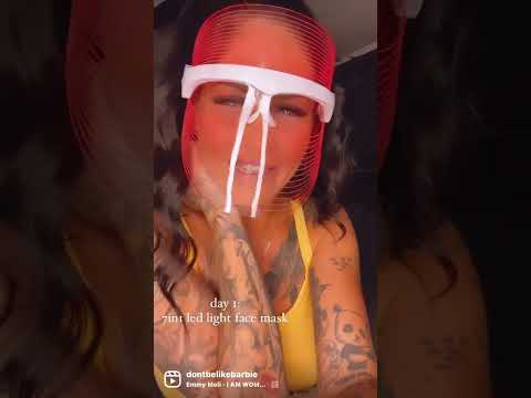 7 in 1 LED Light Therapy Face Mask Review Day 25