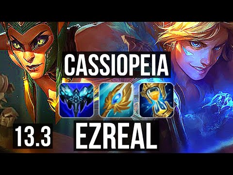 CASSIOPEIA & Varus vs EZREAL & Bard (ADC) | 67% winrate, 5/2/11 | KR Master | 13.3