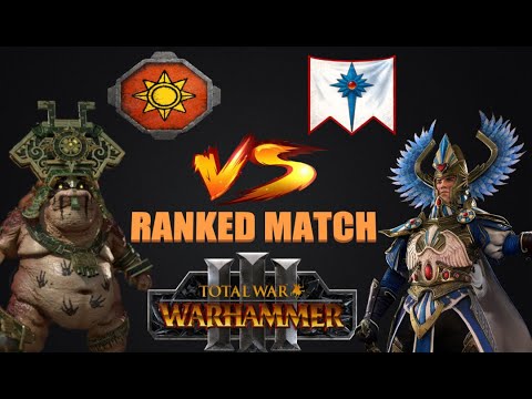 Total War: Warhammer III Lizardmen vs Highelves Tips & Tricks Ranked Match