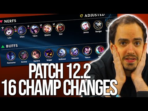 YONE und YASUO Buffs?!?!?! | 12.2 Patch Notes Rundown