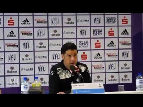 PK: Duisburgs Trainer Ilia Gruev nach dem Spiel in Osnabrück