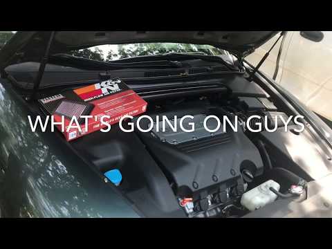 How to install an air filter (K&N) on a Acura TL!!! K&N air filter install
