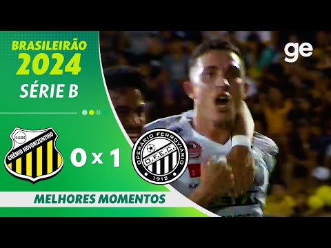 Gols e lances de Novorizontino x Operário