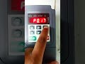 Invt Inverter Factory Reset Setting In T Inverter Ko Factory Reset Kaise Karen Vfd Invt Shorts