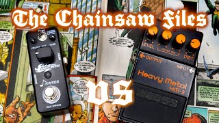 Video thumbnail for Mini clone under 50 bucks? The Chainsaw Files - Donner Giant Metal vs Boss HM-2 by Dome
