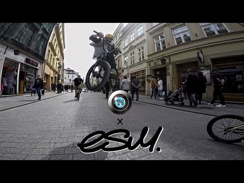 Crazy bmx street riding at Cracow