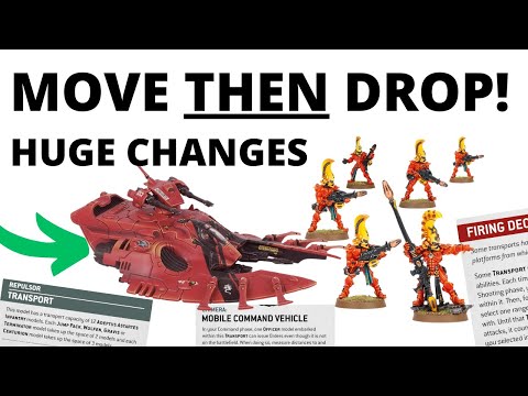 MASSIVE 40K Transport Updates - Land Raider Assault Ramps, Primaris Transports and Move-then-Drop!