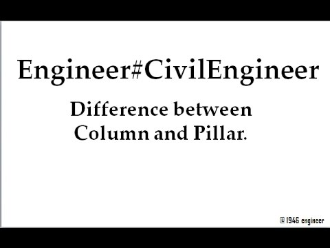 Difference Between Columns and Pillars - YouTube