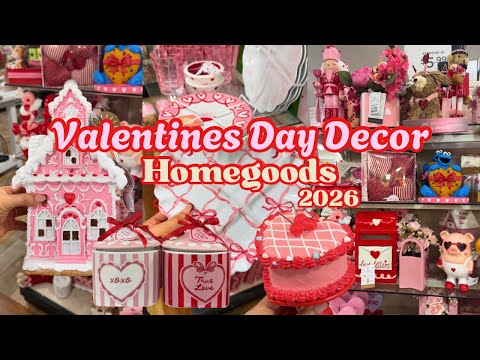 🎀OMG🎀VALENTINES 2026 DECOR AT HOMEGOODS! NEW VALENTINES DAY DECOR #valentinesday #homegoods #2026