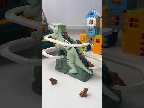 Stair-climbing electric dinosaurs #toys #children #puzzletoys