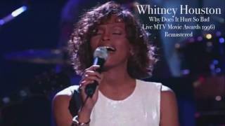 Whitney Houston Why does it hurt so bad Live MTV Movie Awards 1996 Remastered
