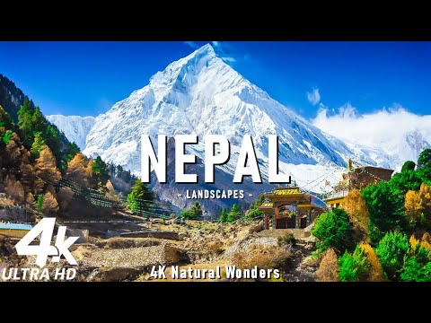 Flying Over Nepal 4K - Majestic Himalayas and Rich Cultural Heritage of the Mountain Kingdom
