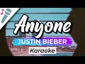 Justin Bieber - Anyone - Karaoke Instrumental (Acoustic)